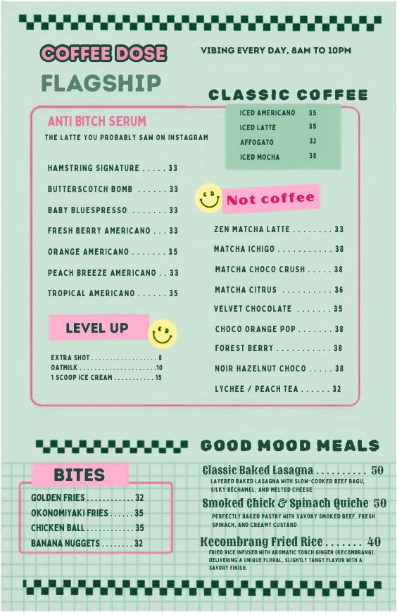 Menu Cafe Riau Sport Center